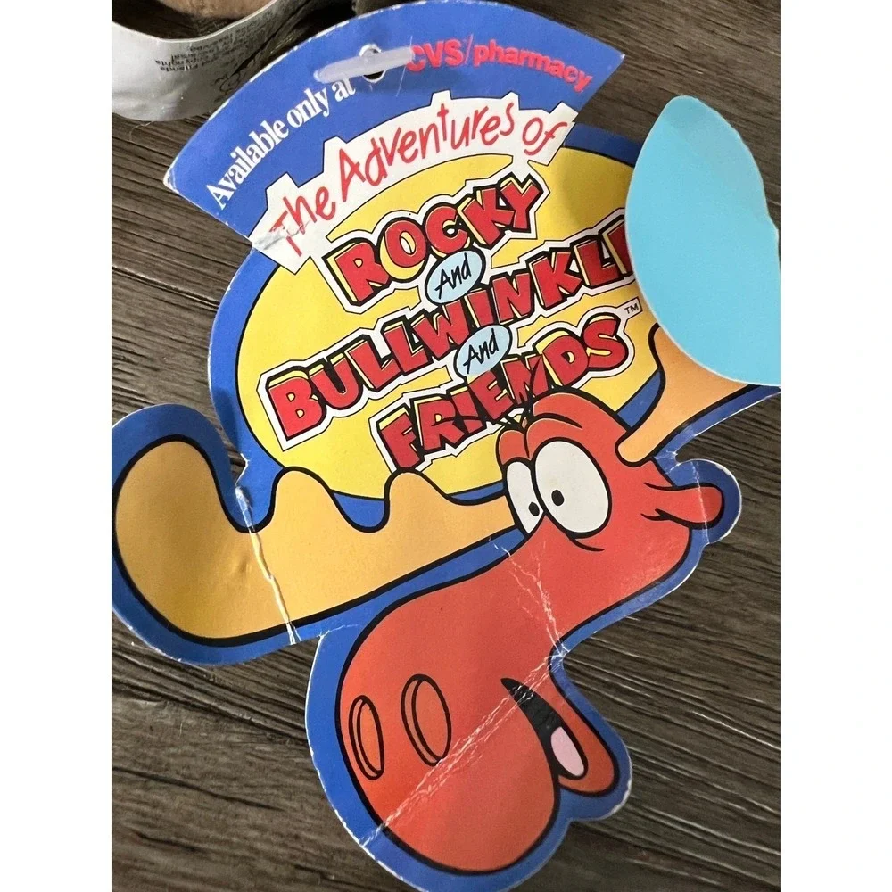 Vtg‎ Stuffins Rocky Bullwinkle Fearless Leader Monocle German Plush